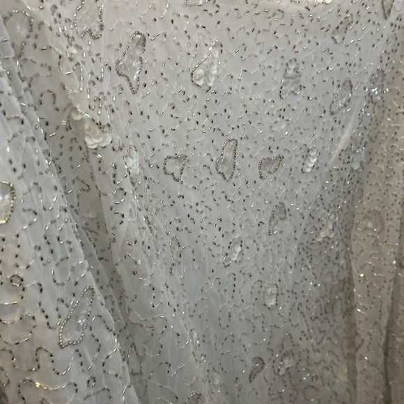 ✔️#68B BNWT MAC DUGGAL HAND EMBELLISHED SLEEVELESS BEADED GOWN #10814 - Picture 7 of 12